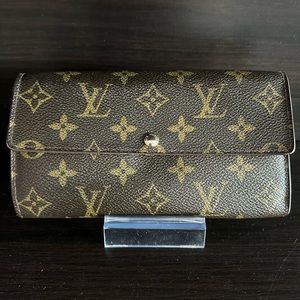 LOUIS VUITTON Portefeuille Monogram Long Wallet Brown